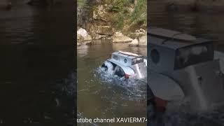 amphibie car scale  youtube Channel XAVIERM74 #xavierm74