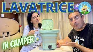 Mini LAVATRICE in CAMPER  FUNZIONA DAVVERO?!?  UNBOXING e TEST di funzionamento