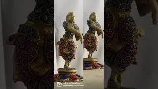 Brass home decor Dancing Ladies #shorts#youtube#viral