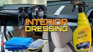 Interior Dressing | Importance & Need | Honda Civic X | Pakistan | 4K #interior #dressing #carcare