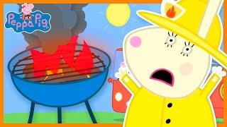 Peppa Pig Helps Put Out A Fire