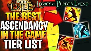 Path of Exile Tier List In LEGACY OF PHRECIA | BEST ASCENDANCY RIGHT NOW? (POE 1 TIER LIST)