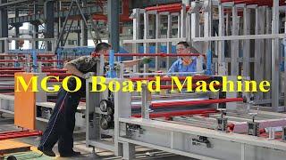 Magnesium Oxide Board  / MGO Sulphate Board Machinery ，MGO Board Making and Producing Machinery Line