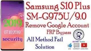 Samsung S10 Plus SM-G975U 2019 Android 9 Remove Google Account  FRP Bypass Easy Way