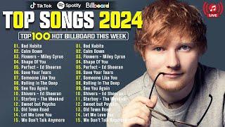 Top 100 Songs Of 2024 BillboardMaroon 5, DuaLipa, Bruno Mars, Ed Sheeran,The Weeknd, ArianaGrande