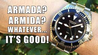 A Quality Diver from HK! Armida A2 Black Two Tone Automatic Dive Watch Review - Perth WAtch #134