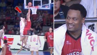 Justin Brownlee was Shocked after Troy Rosario did this & Ginebra fans got Hyped!