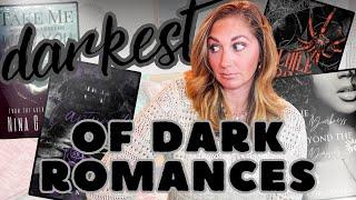 THE DARKEST ROMANCES proceed with caution ️ //  romance book recommendations