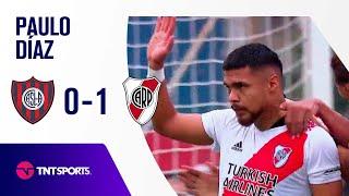 ¡GOL de RIVER! Cabezazo de PAULO DÍAZ para cumplir con la LEY DEL EX 