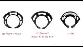 DJI PHANTOM 2 Vision+  Zenmuse H3-2D . H3-3D   lens hood