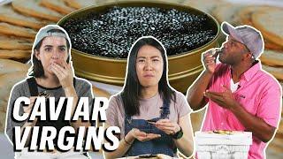 5 People Try Caviar For the First Time || First Timers