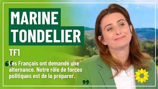 Censure du gouvernement Barnier, nouveau Premier ministre : Marine Tondelier au JT de 13H de TF1