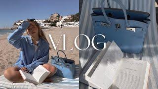 Barcelona Vlog: Garraf Beach House, unboxing my dream dress for the wedding & my hair care routine