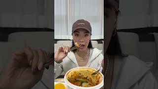 Korean-Chinese food delivery  jjamppong vs jjajangmyeon #koreanfood #mukbang #asmr #korea