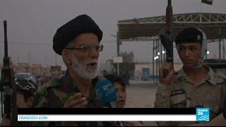 "We will beat the Islamic state organization" - FRANCE24 at a checkpoint targeted by ISIS