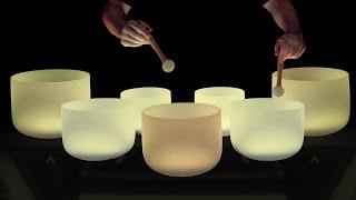 432 Hz Crystal Bowls Sound Bath | Deep Sleep And Relaxation