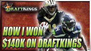 I WON $140K ON DRAFTKINGS SHOWDOWN!!! HERE'S HOW I DID IT!