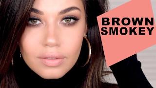 Soft Brown Smokey Eye Makeup Tutorial | Valentines Day Makeup | Eman