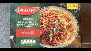 Birds Eye || SPAGHETTI BOLOGNESE || Food Review