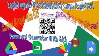 Barcode Generator with GAS #Keren #mantap #akomsentani