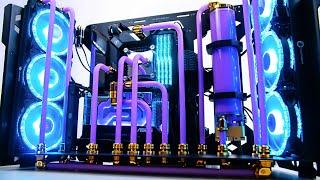 $6000 WATER COOLED Asus RTX 3090 Gaming PC build w/ Benchmarks!