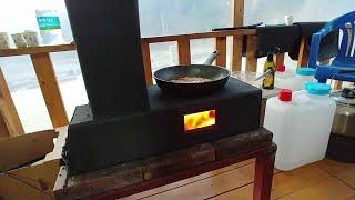 소형화목난로3편 고온연소 자연인필수품 Rocket Stove 화목난로만들기