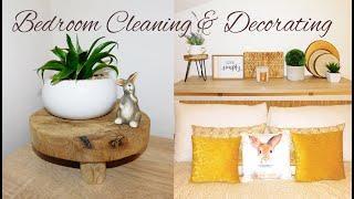 Bedroom Cleaning And Decorating (Spring Cleaning & Décor) Room Tour.