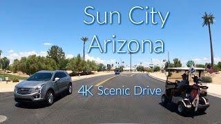 Driving in Sun City West |  4K "Fun City"  Scenic Neighborhood Tour