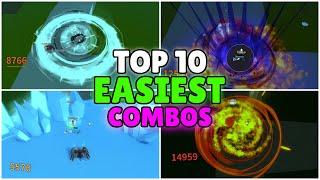 Top 10 Easiest OneShot Combos | Blox Fruits Update 20