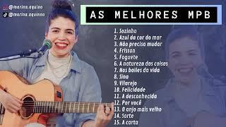 PLAYLIST VOZ E VIOLÃO || As melhores MPB para Barzinho (vol. 3) || Marina Aquino