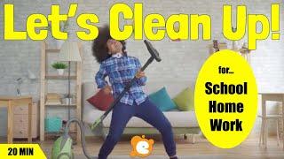 Clean Up Song | 20-Minute Loop for Schools, Families, Factories and MORE!