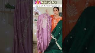 FESTIVE kurta set haul | Myntra kurta set | Myntra haul  #myntrahaul