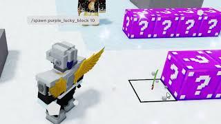 Purple Lucky Block ONLY 1v1 (Roblox Bedwars)