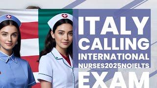 Move to Italy as a Nurse WITHOUT IELTS in 2024 - Complete Guide