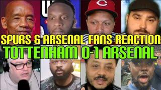 SPURS & ARSENAL FANS REACTION TO TOTTENHAM 0-1 ARSENAL | FANS CHANNEL