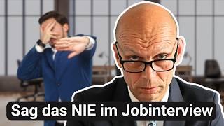 Verbotene Worte im Jobinterview – Diese 3 ruinieren deine Chancen!