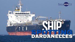 Shipspotting at Dardanelles “Canakkale Strait” with vessel footage (June 2024) #shipspotting