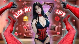 How Rescue SPIDER-GIRL from Prank CRAZY BAD GUY???  (Romantic Love Story Spiderman POV)