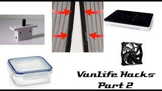 VanLife Hacks Part 2 - Tips and Must Haves to make life easier in a Campervan / RV / Motorhome