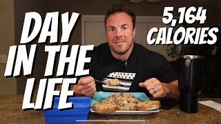 Full Day in the Life | All Meals and Supplements | Lean Mass Gain (5,164 Calories)