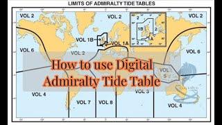 How to use digital Admiralty Tide Table