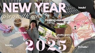 productive vlog: vision board night, hauls, workouts, book chats, chatty grwm, f1 wicked and more!