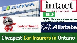 Best Car Insurers in Ontario | TD Insurance | Belairedirect | Intact Insurance | Everyday TV(ETV)