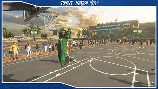 NBA 2K25 PC Mod - 2K15 Sunset Beach Blacktop Mod - 4K 60 FPS