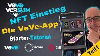 NFT-Einsteiger Tutorial mit der VeVe-App. Ich zeige Euch im ersten Teil dieser Reihe die VeVe-App.