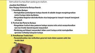 Bersama Kelompokmu Diskusikan Bagaimana Cara Menjaga Kelestarian Budaya Daerah Kita