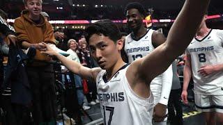 Yuki Kawamura Steals the Show in Grizzlies Blowout Win! Fans Go Wild