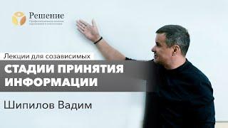  Стадии принятия информации | Лекция для созависимых Вадима Шипилова | Программа Решение