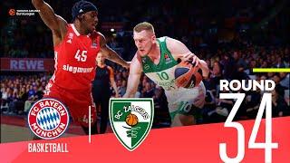 Zalgiris gets the last playoffs' spot! | Round 34, Highlights | Turkish Airlines EuroLeague