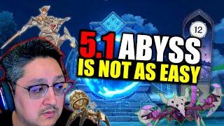 5.1 Abyss is not as Easy?!1 | 5.1 Spiral Abyss | Genshin Impact